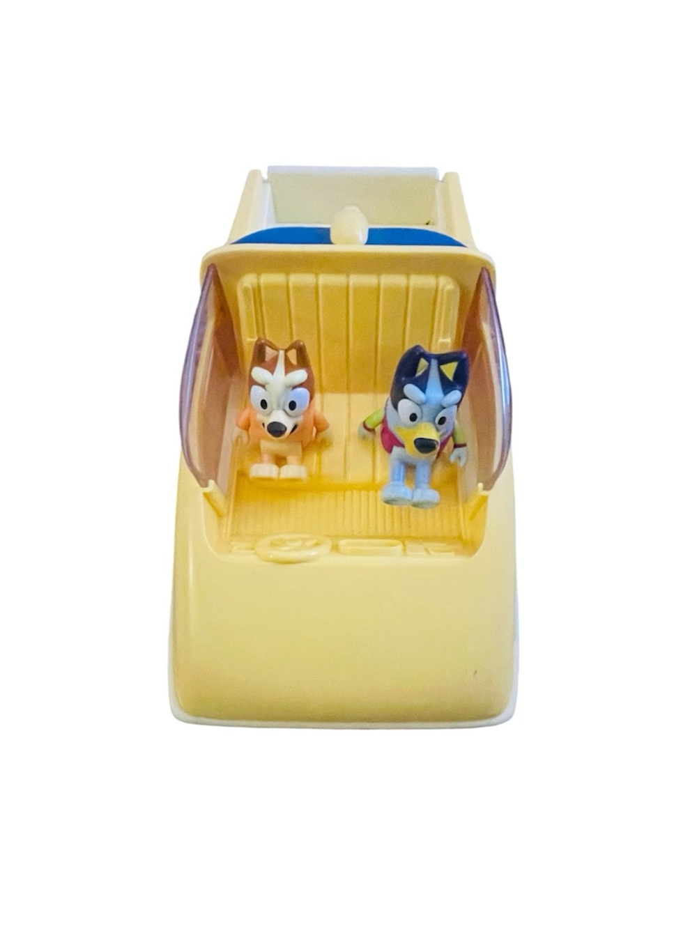 LIKE NEW Bluey City Cat Expandable Boat Playset with Bluey & Bingo figurines